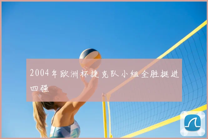 2004年欧洲杯捷克队小组全胜挺进四强
